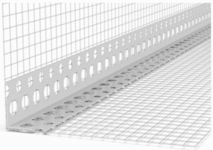 Γωνιόκρανο PVC με Υαλόπλεγμα Vertex 10x10cm, 2.5m/τεμάχιο, 145g/m²