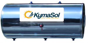 Boiler Ηλιακού KymaSol Διπλής Ενέργειας GLASS-INOX 150 Λίτρων