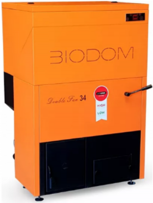 Λέβητας πέλλετ BIODOM Double Fan 34