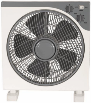 Ανεμιστήρας Box Fan Τετράγωνος, Άσπρο-Γκρι, Φ30 45W, 300-21000