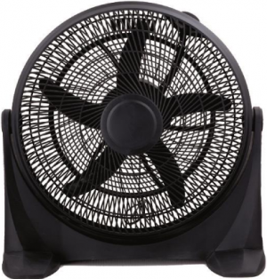 Ανεμιστήρας Box Fan Στρόγγυλος Μαύρος, Φ50 100W, 147-29052